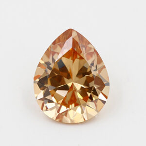 pear cubic zirconia champagne wholesale price