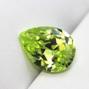 pear cubic zirconia apple green wholesale price