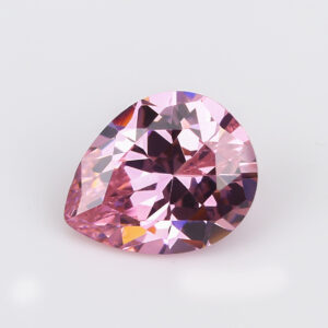 pear cubic zirconia pink