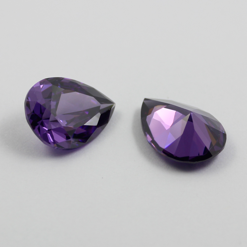 pear amethyst cubic zirconia China