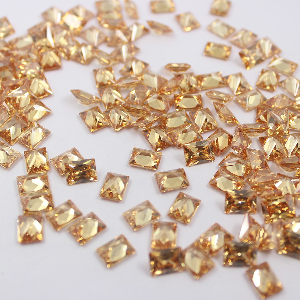 baguette cubic zirconia champagne China