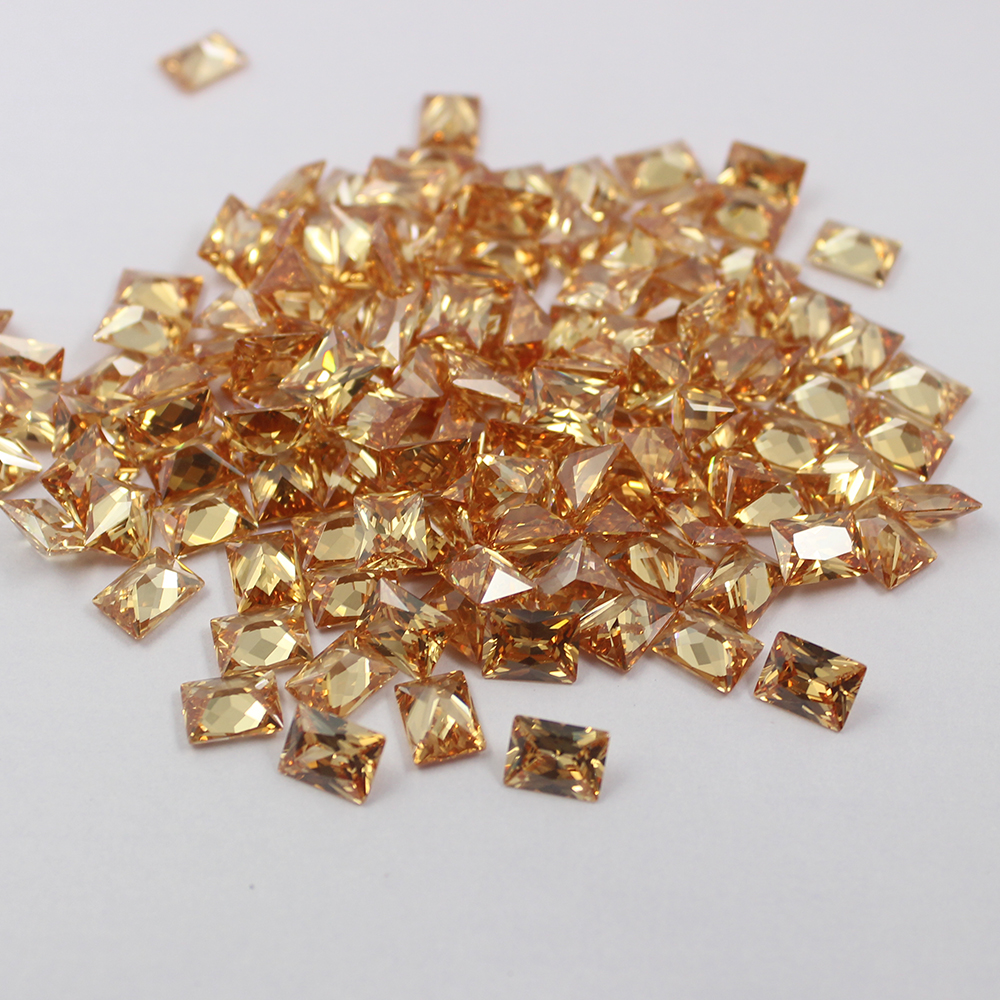 baguette cubic zirconia champagne wholesale price
