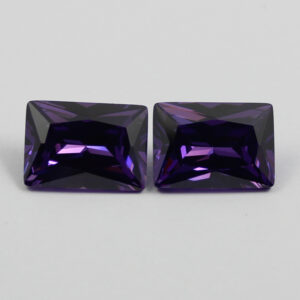 baguette cubic zirconia purple wholesale price