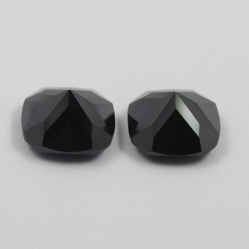 cushion cubic zirconia black China