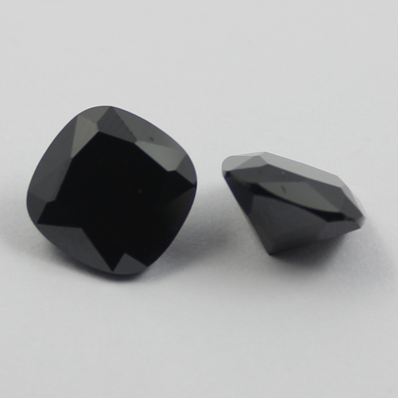 cushion cubic zirconia black wholesale price