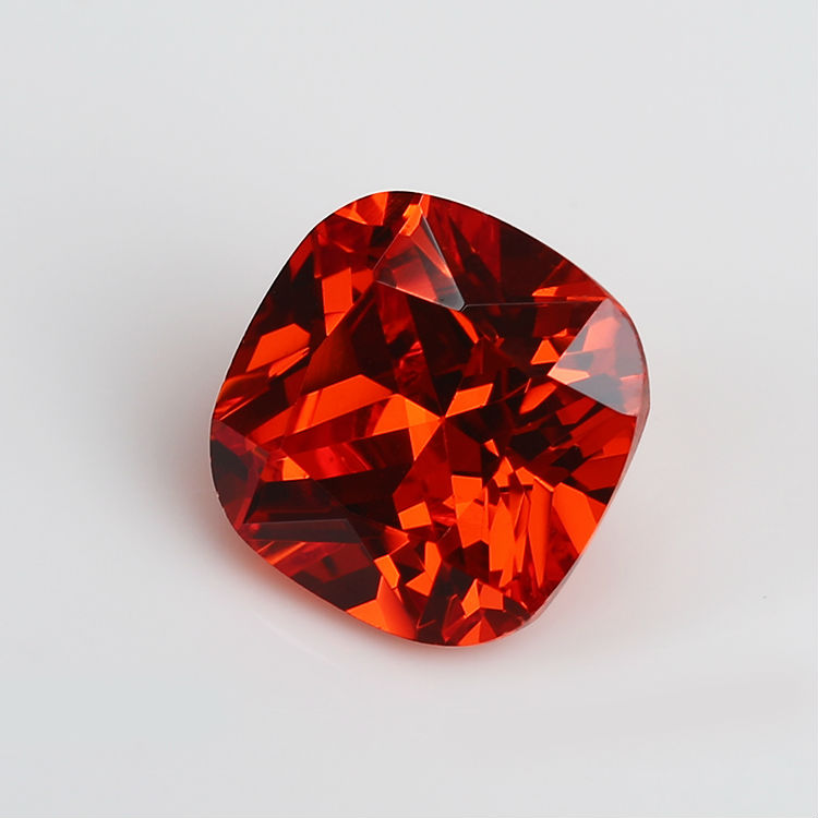 cushion cubic zirconia orange supplier