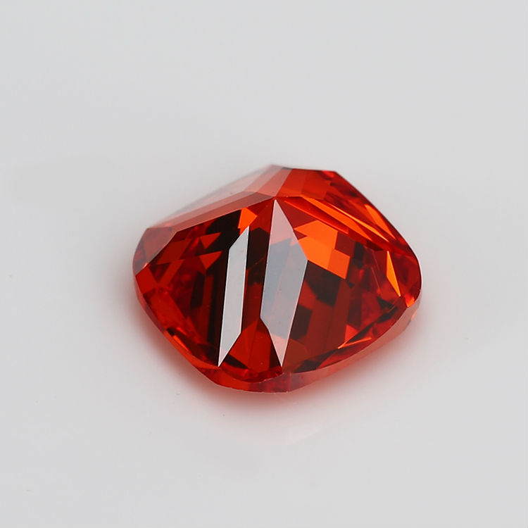 cushion cubic zirconia orange wholesale price