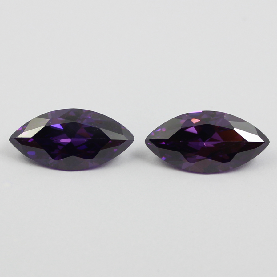marquise cubic zirconia purple supplier