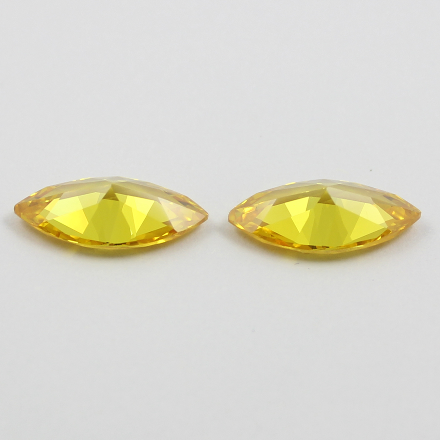 marquise cubic zirconia yellow wholesale price