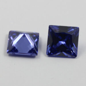 square cubic zirconia tanzanite supplier