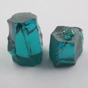 paraiba green cubic zirconia rough