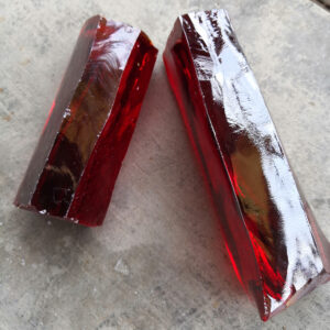 uncut orange cubic zirconia rough China