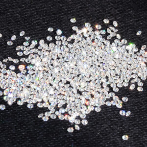 round cut white moissanite China supplier