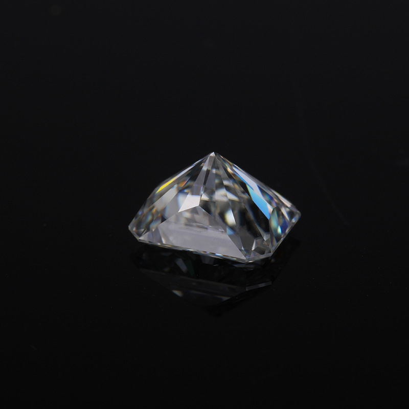 radiant cut white moissanite China