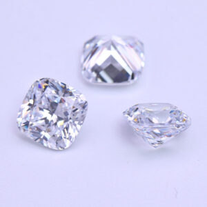 6A White Cushion Cut CZ Loose Stones