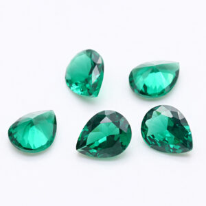 Green Color Pear Nano Gems Wholesale China Supplier