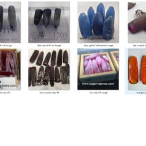 mixed color synthetic rough